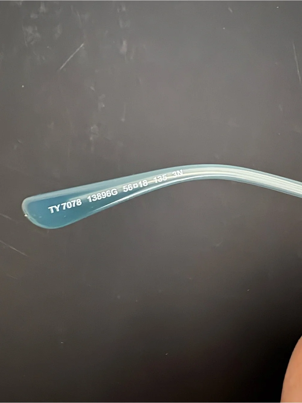 Tory Burch Light Blue Cat Eye Sunglasses